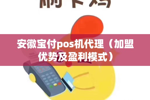 安徽宝付pos机代理（加盟优势及盈利模式）