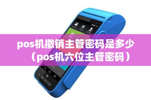 pos机撤销主管密码是多少（pos机六位主管密码）