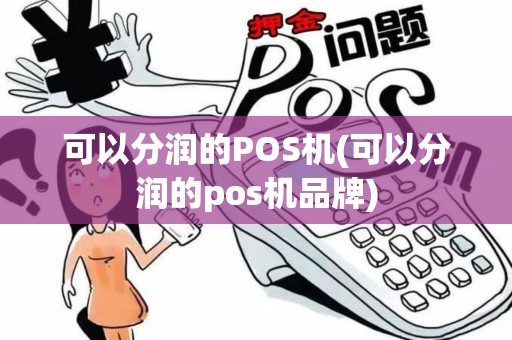 可以分润的POS机(可以分润的pos机品牌)