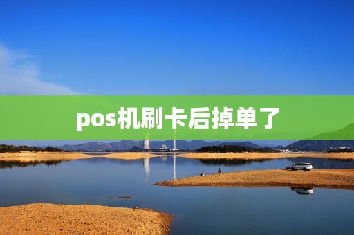 pos机刷卡后掉单了