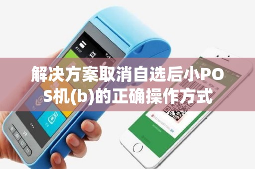 解决方案取消自选后小POS机(b)的正确操作方式
