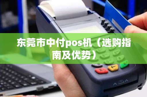 东莞市中付pos机（选购指南及优势）