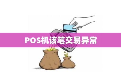 POS机该笔交易异常