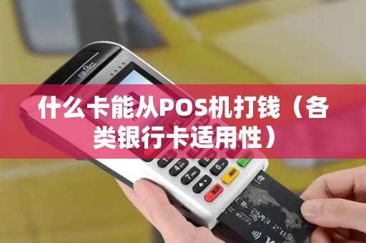 什么卡能从POS机打钱（各类银行卡适用性）