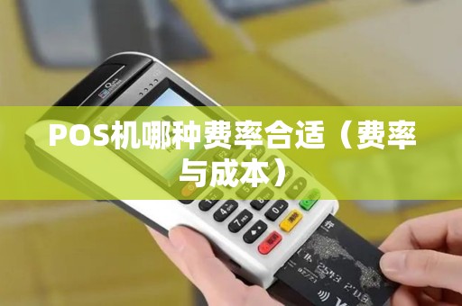 POS机哪种费率合适（费率与成本）