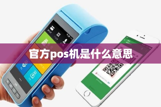 官方pos机是什么意思