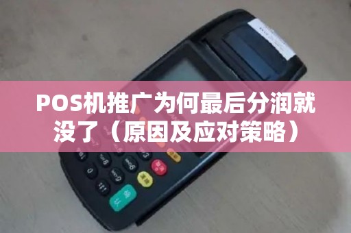 POS机推广为何最后分润就没了（原因及应对策略）