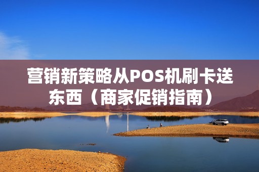 营销新策略从POS机刷卡送东西（商家促销指南）