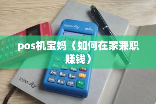 pos机宝妈（如何在家兼职赚钱）