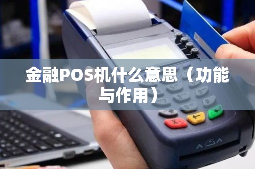 金融POS机什么意思（功能与作用）