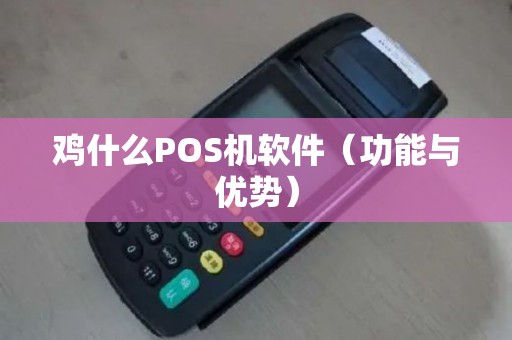 鸡什么POS机软件（功能与优势）