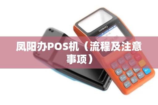 凤阳办POS机（流程及注意事项）