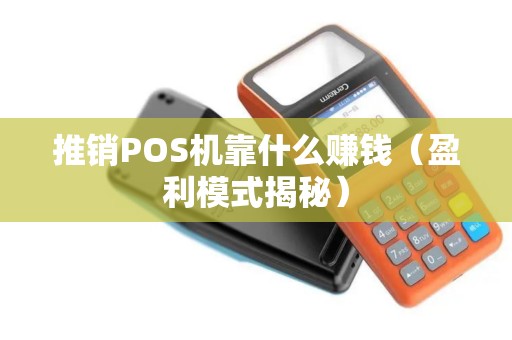 推销POS机靠什么赚钱（盈利模式揭秘）