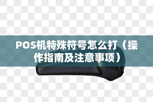 POS机特殊符号怎么打（操作指南及注意事项）