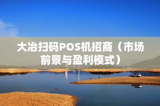 大冶扫码POS机招商（市场前景与盈利模式）
