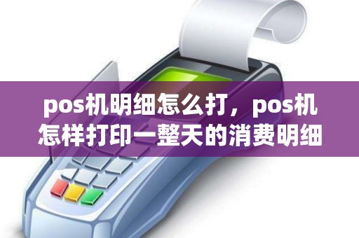pos机明细怎么打，pos机怎样打印一整天的消费明细