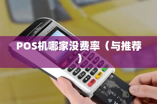 POS机哪家没费率（与推荐）