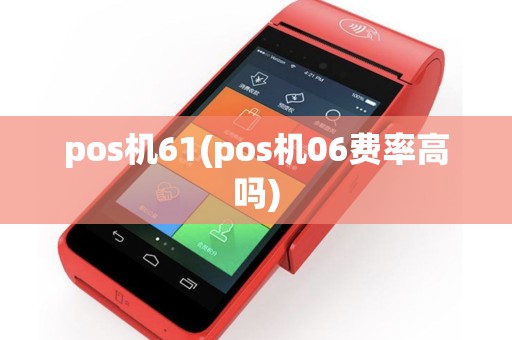pos机61(pos机06费率高吗)