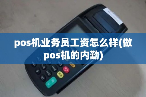 pos机业务员工资怎么样(做pos机的内勤)