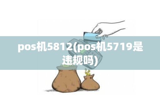 pos机5812(pos机5719是违规吗)