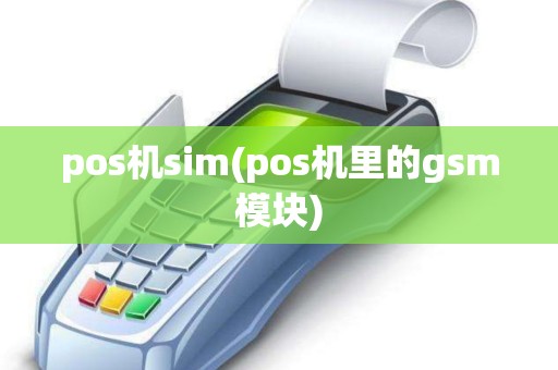 pos机sim(pos机里的gsm模块)