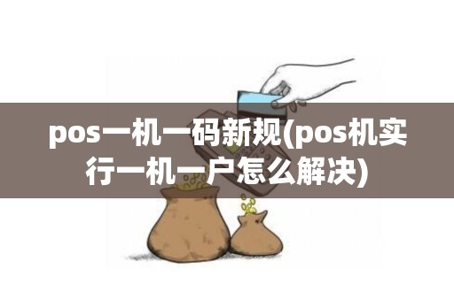 pos一机一码新规(pos机实行一机一户怎么解决)
