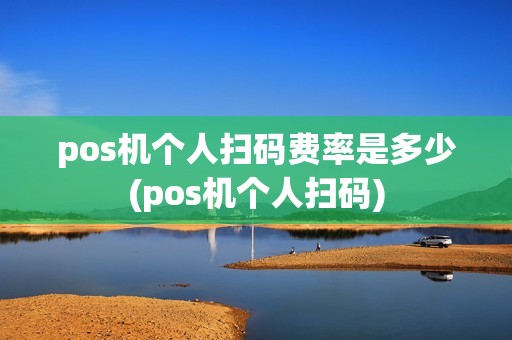 pos机个人扫码费率是多少(pos机个人扫码)