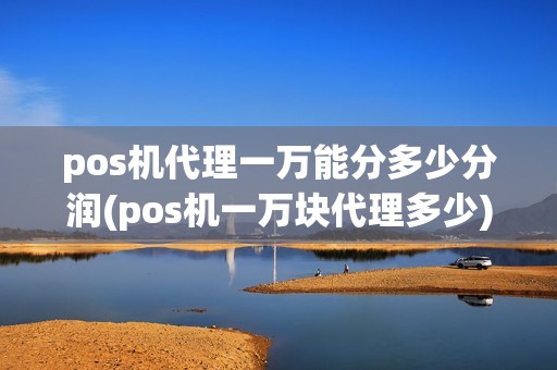 pos机代理一万能分多少分润(pos机一万块代理多少)