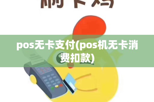 pos无卡支付(pos机无卡消费扣款)