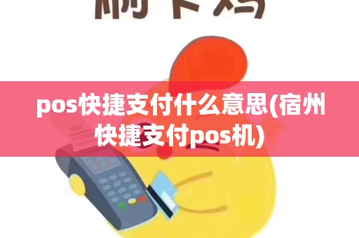 pos快捷支付什么意思(宿州快捷支付pos机)
