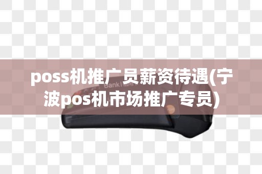 poss机推广员薪资待遇(宁波pos机市场推广专员)