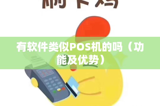 有软件类似POS机的吗（功能及优势）