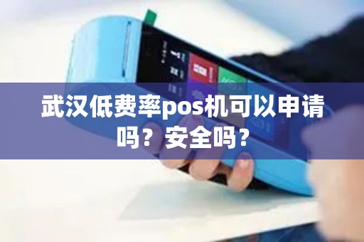 武汉低费率pos机可以申请吗？安全吗？