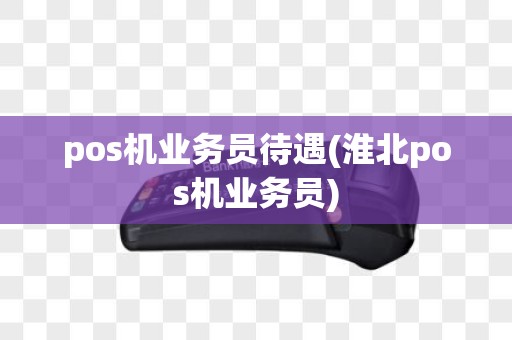 pos机业务员待遇(淮北pos机业务员)