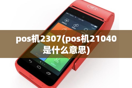 pos机2307(pos机21040是什么意思)