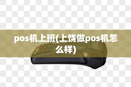 pos机上班(上饶做pos机怎么样)