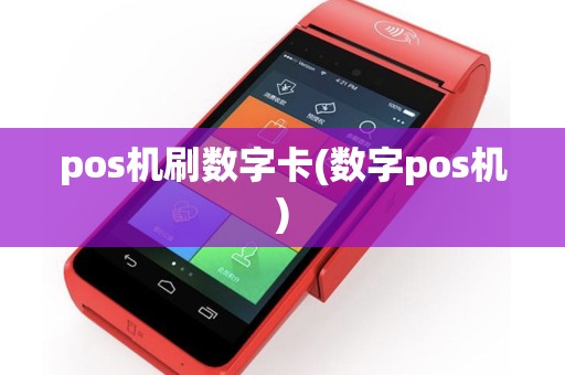pos机刷数字卡(数字pos机)