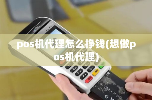 pos机代理怎么挣钱(想做pos机代理)