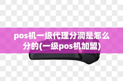 pos机一级代理分润是怎么分的(一级pos机加盟)