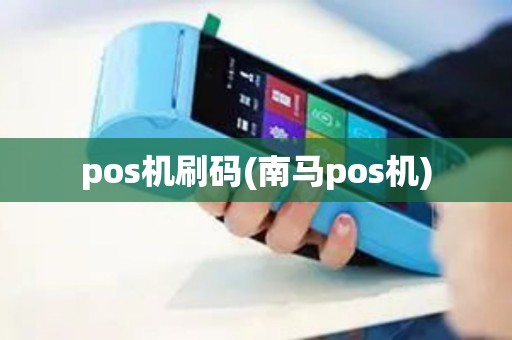 pos机刷码(南马pos机)