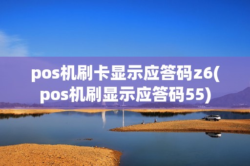 pos机刷卡显示应答码z6(pos机刷显示应答码55)