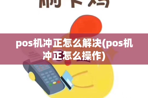 pos机冲正怎么解决(pos机冲正怎么操作)