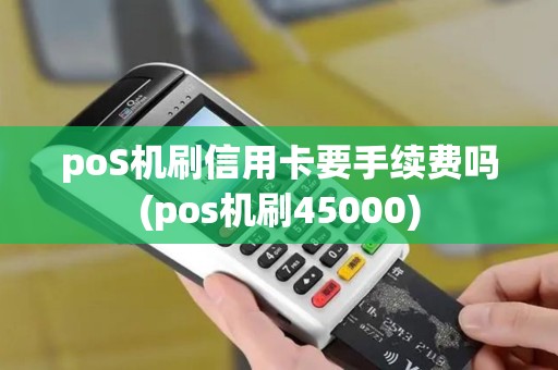 poS机刷信用卡要手续费吗(pos机刷45000)