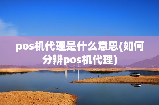 pos机代理是什么意思(如何分辨pos机代理)