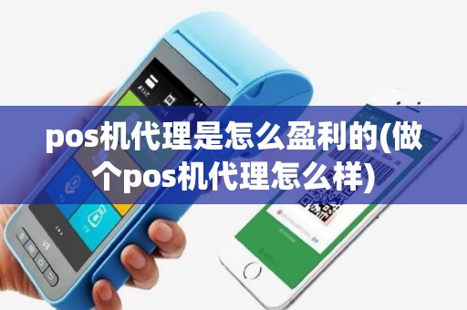 pos机代理是怎么盈利的(做个pos机代理怎么样)