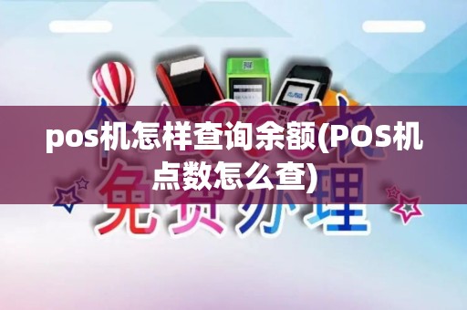 pos机怎样查询余额(POS机点数怎么查)