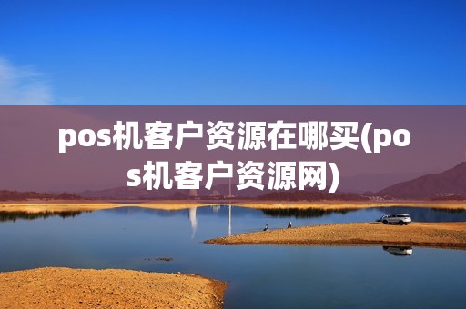 pos机客户资源在哪买(pos机客户资源网)