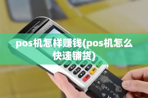 pos机怎样赚钱(pos机怎么快速铺货)