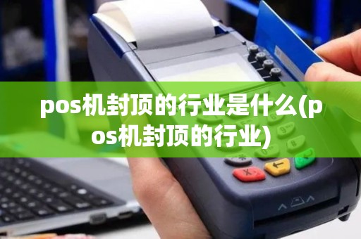 pos机封顶的行业是什么(pos机封顶的行业)