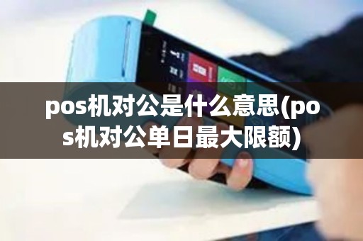 pos机对公是什么意思(pos机对公单日最大限额)